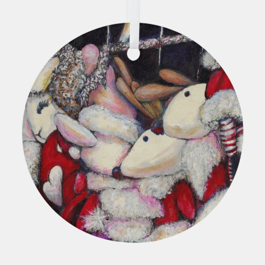 Realiteit op vakantie glas ornament (Achterkant)