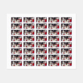 Realiteit op vakantie labels (Vel)