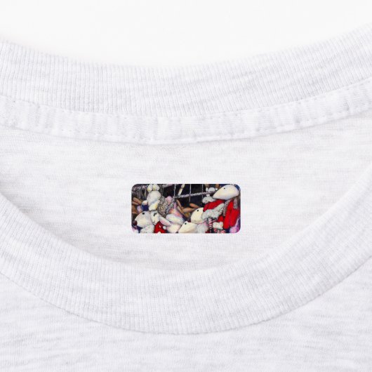 Realiteit op vakantie labels (Aangebracht)