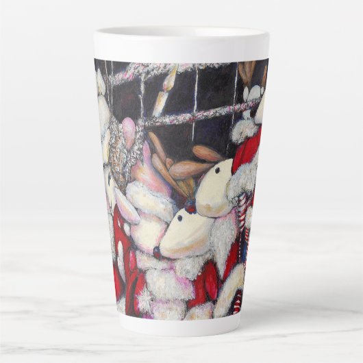 Realiteit op vakantie latte mok (Voorkant)