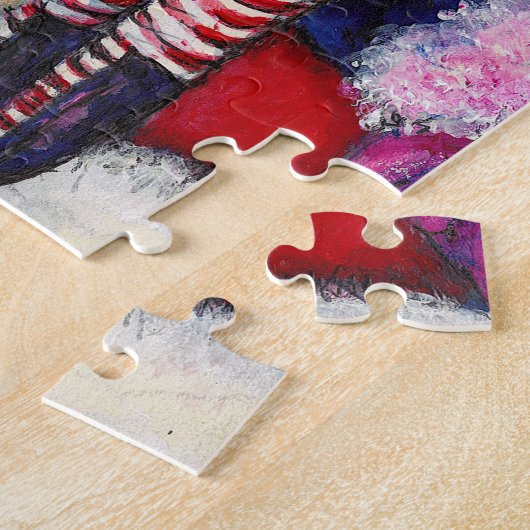 Realiteit op vakantie legpuzzel (Zijkant)