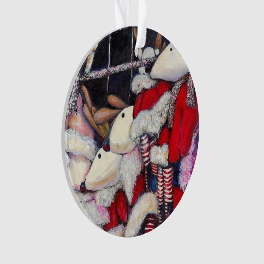 Realiteit op vakantie ornament (voorkant)