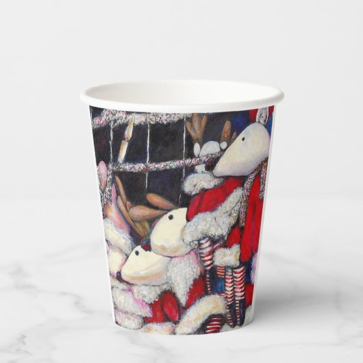 Realiteit op vakantie papieren bekers (Achterkant)