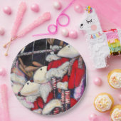 Realiteit op vakantie papieren bordje (Feest)