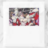 Realiteit op vakantie rechthoekige sticker (Tas)