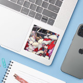 Realiteit op vakantie sticker (Laptop met iPhone)