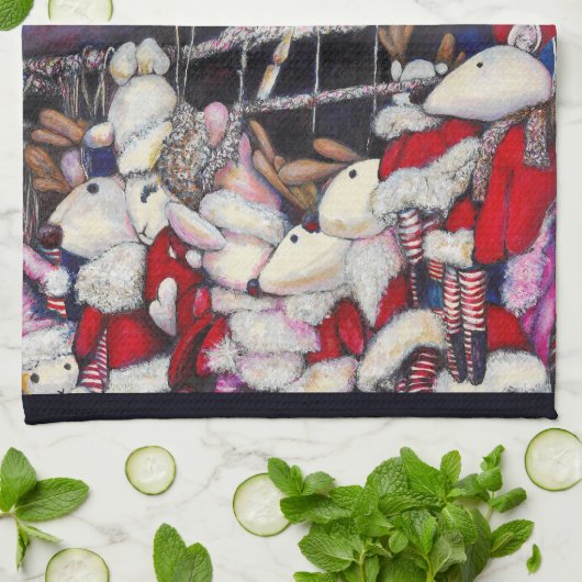 Realiteit op vakantie theedoek (Gevouwen)