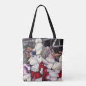 Realiteit op vakantie tote bag (Achterkant)