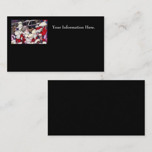 Realiteit op vakantie visitekaartje (Voorkant / Achterkant)