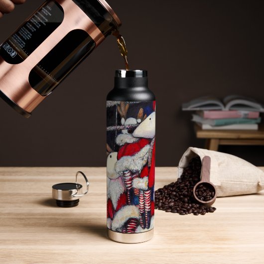 Realiteit op vakantie waterfles (Koffie (Gedraaid)  )