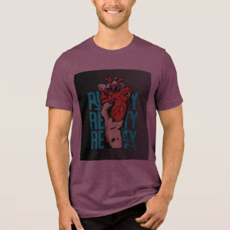 Realiteit Slaat Anders Minimaal Hand Concept Ontwe Tri-Blend Shirt