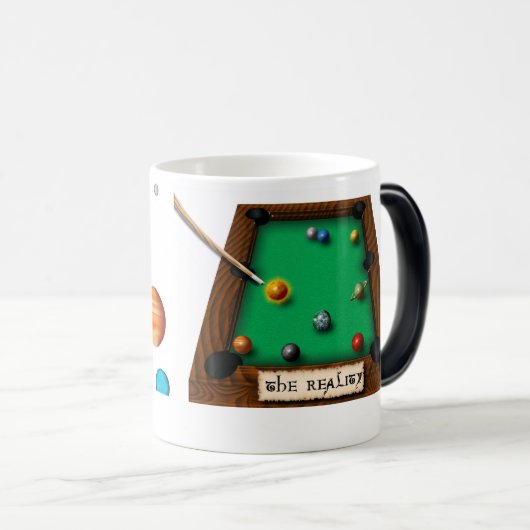 Realiteit theorieversie magische mok (Voorkant rechts)