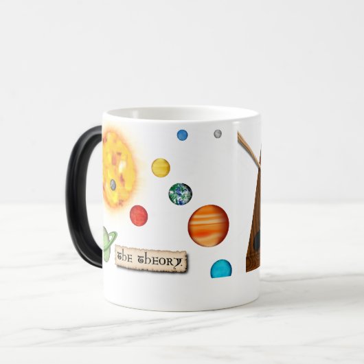 Realiteit theorieversie magische mok (Voorkant links)