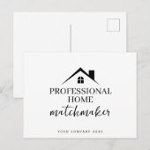 Realiteit van professionele thuismakers briefkaart (Voorkant / Achterkant)