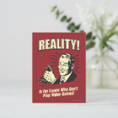 Realiteit: voor verliezers: briefkaart (Staand voorkant)