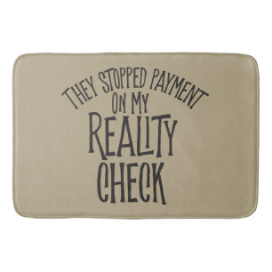 Realiteitscontrole Badmat