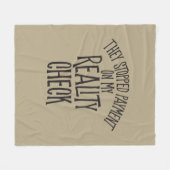 Realiteitscontrole Fleece Deken (Voorkant (Horizontaal))