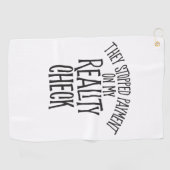 Realiteitscontrole Golfhanddoek (Horizontaal)