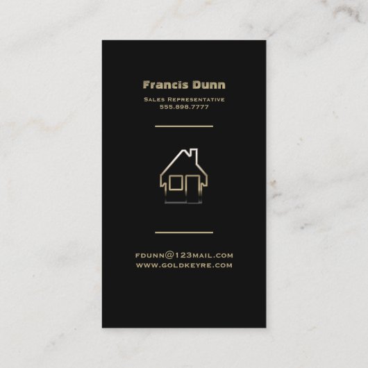 Realiteitsservices voor makelaars in onroerend goe visitekaartje (Achterkant)