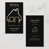 Realiteitsservices voor makelaars in onroerend goe visitekaartje (Voorkant / Achterkant)