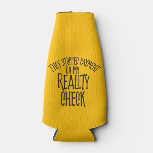 Reality Check Bottle Cooler (Voorkant)