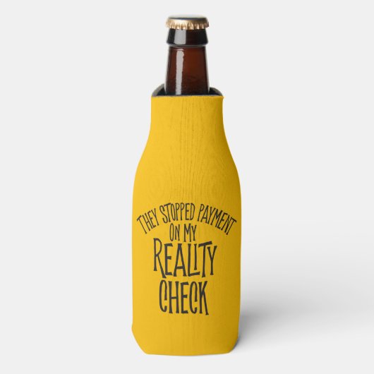 Reality Check Bottle Cooler (Fles Voorkant)