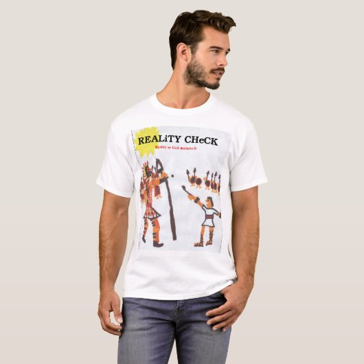 Reality Check - David & Goliath T-shirt (Voorkant volledig)
