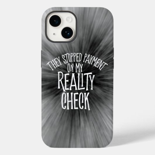 Reality Check Hoesje-Mate iPhone Case (Achterkant)
