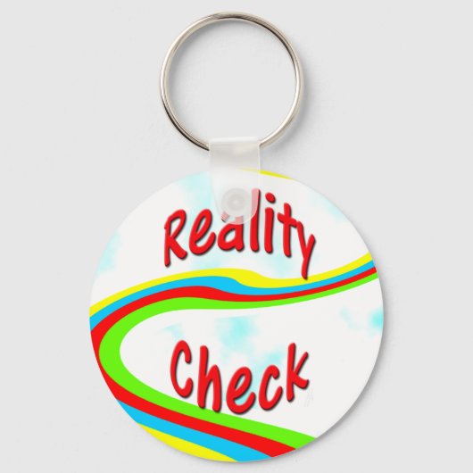 Reality check - Key Fob Sleutelhanger (Voorkant)