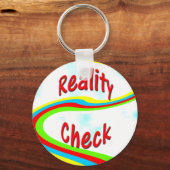 Reality check - Key Fob Sleutelhanger (Voorkant)