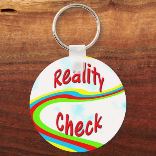 Reality check - Key Fob Sleutelhanger (Voorkant)