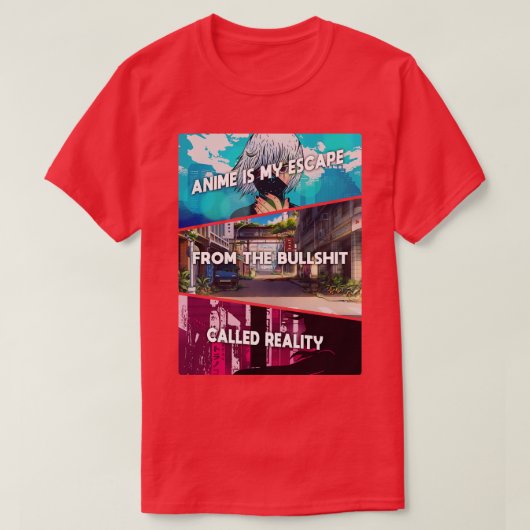 Reality Cosplay Otaku T-shirt (Design voorkant)