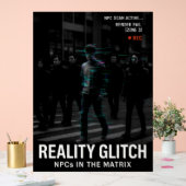 Reality Glitch - NPC Surveillance Simulation Acryl Bord (Huwelijk)
