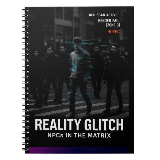 Reality Glitch - Renderfout [Zone 3] Notitieboek (Voorkant)