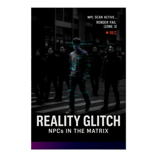 Reality Glitch - Renderfout [Zone 3] Perfect Poster (Voorkant)