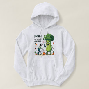 Reality Gvijng It Funny Digital Detox Veggie Hoodie