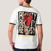 Reality Heart Grunge Art Shirt – Custom Streetwear (Achterkant)