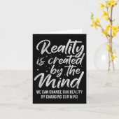 Reality Is D By The Mind Sitive Motivation Nge  Kaart (Gele Bloem)