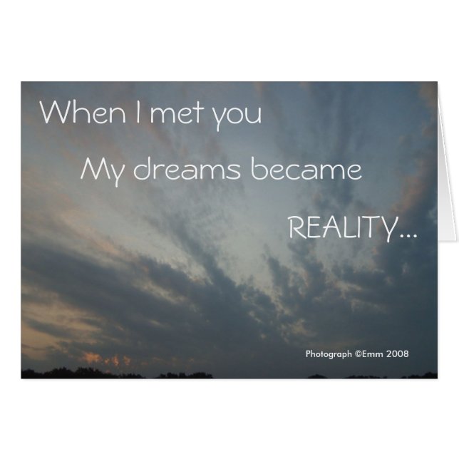 Reality Nightmare-kaart (Voorkant Horizontaal)