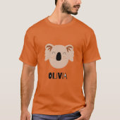 Reality Olivia Basic Donkere T-Shirt (Voorkant)