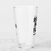 Reality patch mislukt - Glitched Typography Glas (Rechts)