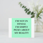 REALITY.png Briefkaart (Staand voorkant)