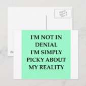 REALITY.png Briefkaart (Voorkant / Achterkant)