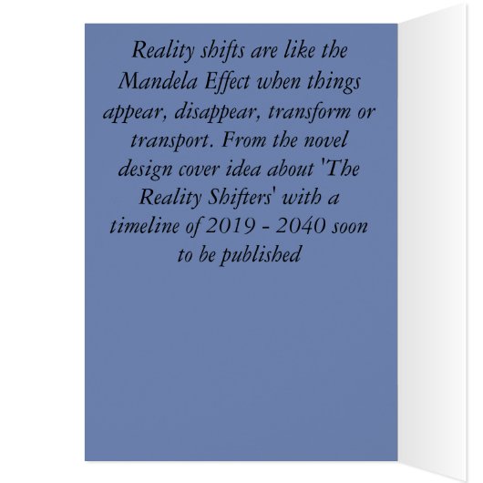 Reality Shifters (Binnen (Links))