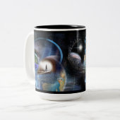 Reality Shifters Tweekleurige Koffiemok (Voorkant links)