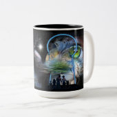 Reality Shifters Tweekleurige Koffiemok (Voorkant rechts)