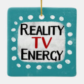 Reality TV Energie Ornament (Achterkant)