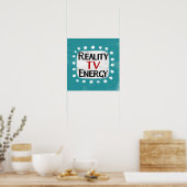 Reality TV Energie Poster Muurkunst (Keuken)