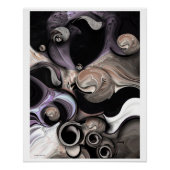 "Reality vs Departure", glanzend Poster (Voorkant)