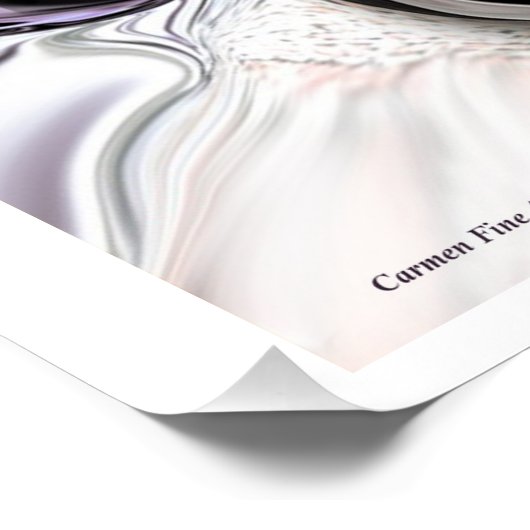 "Reality vs Departure", glanzend Poster (Hoek)